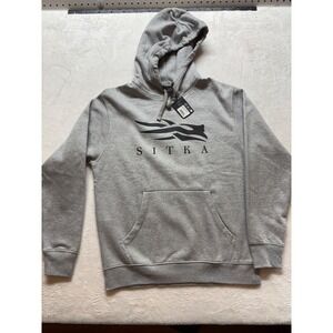 Sitka Icon Classic Hoodie, Heather‎ Grey, Men's Size M